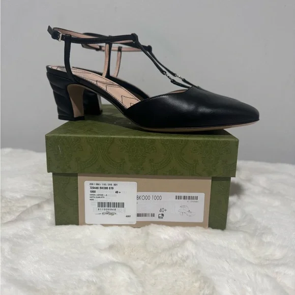 Gucci Black Leather Heels - Picture 6 of 7